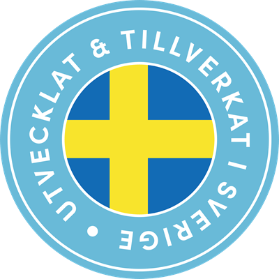 Emblem med svenska flaggan